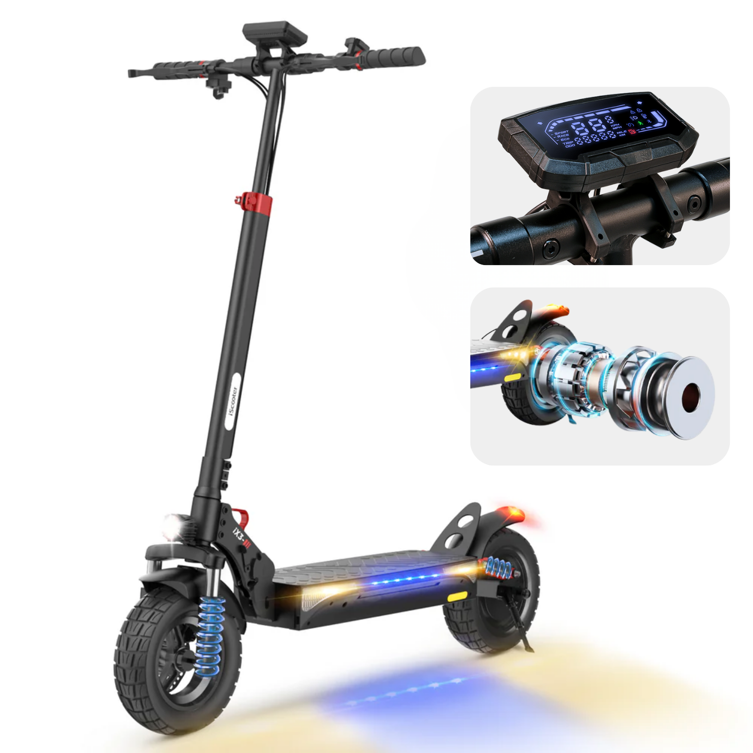 iScooter iX3 800W Off Road Electric Scooter - ECOGO