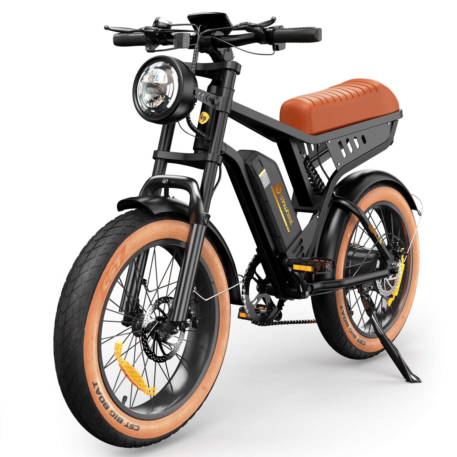 isinwheel R6 Retro Electric Bike - ECOGO