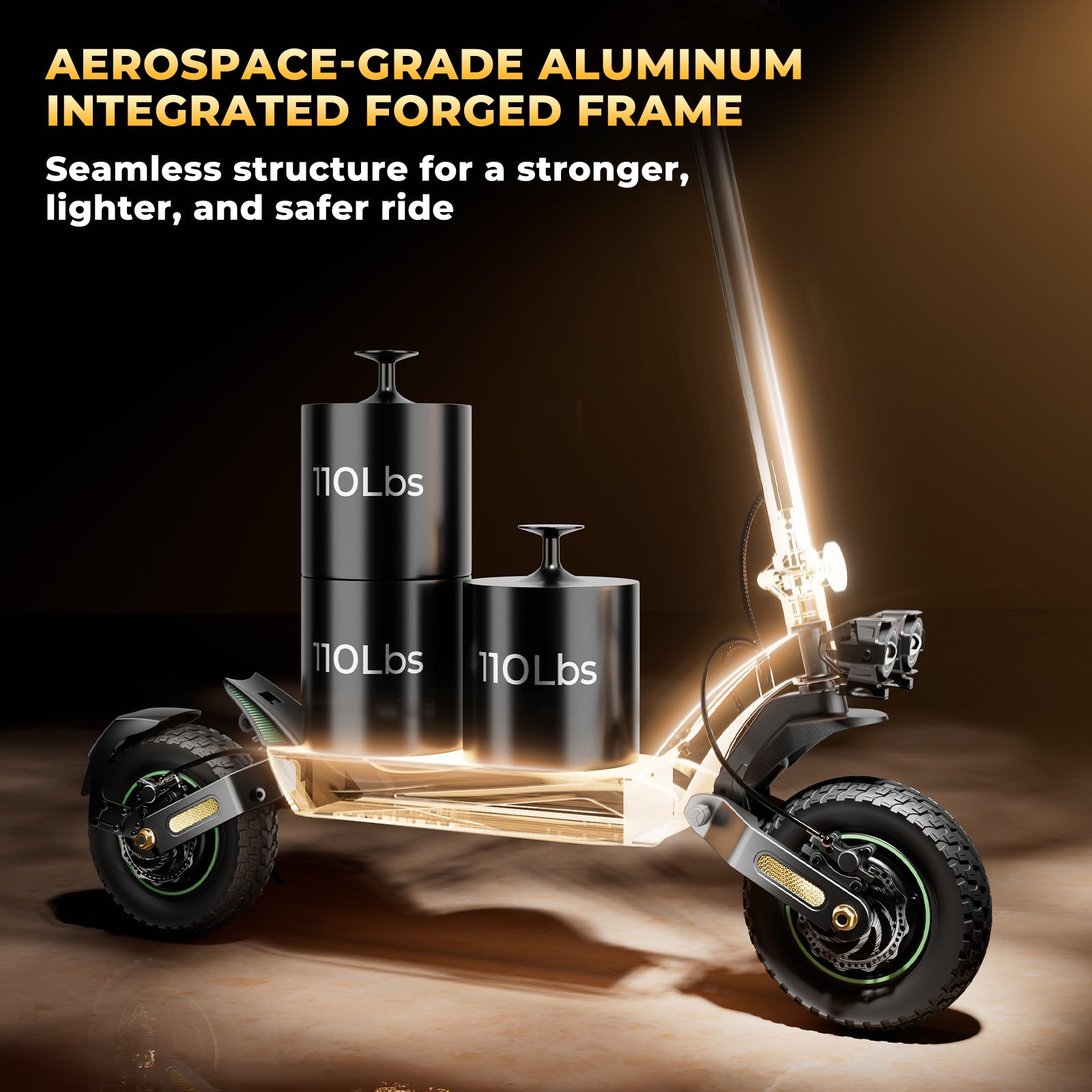 isinwheel GT4 2400W Dual Motor Off-Road Electric Scooter - ECOGO