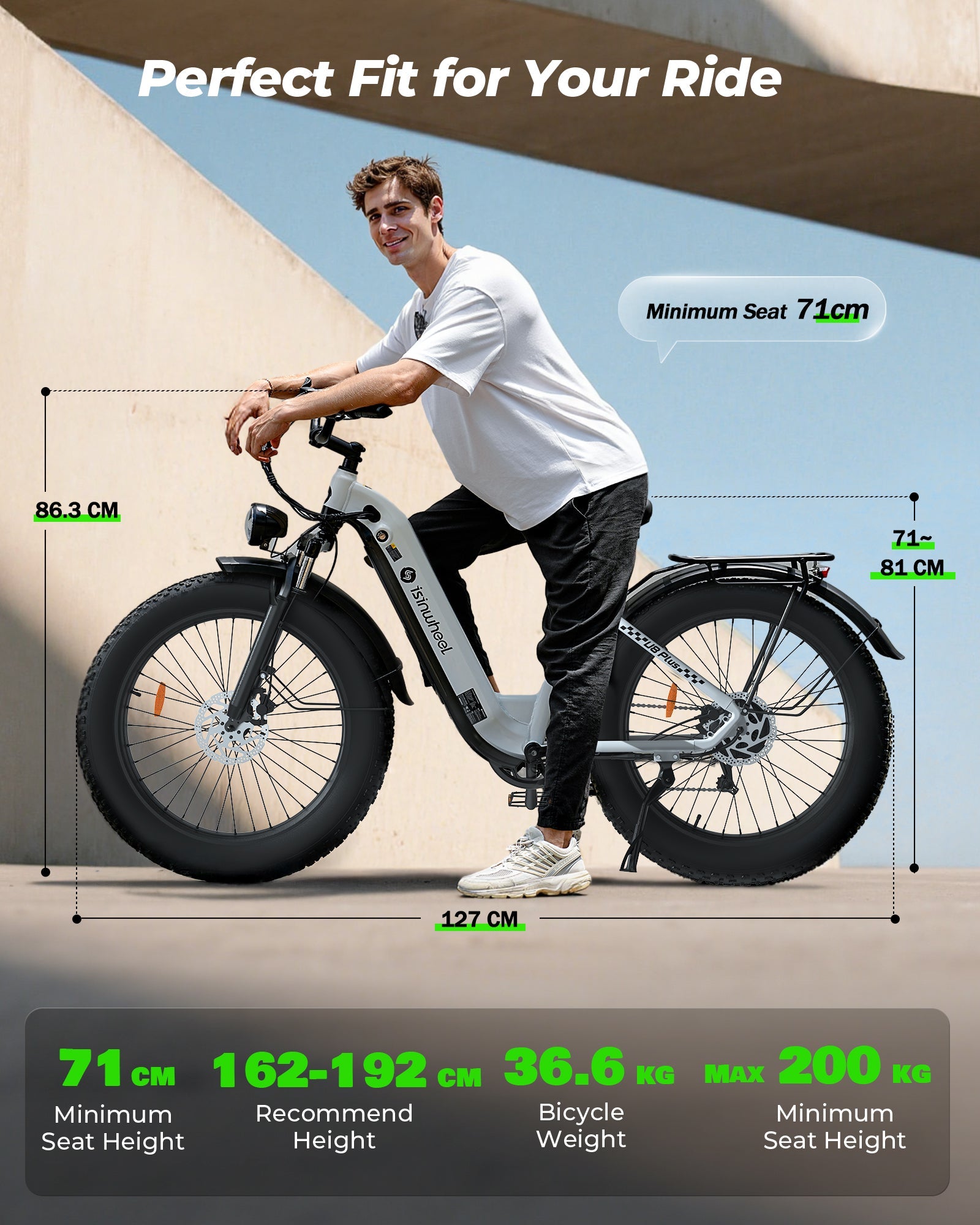 isinwheel U8 Ultra Electric Bike - ECOGO