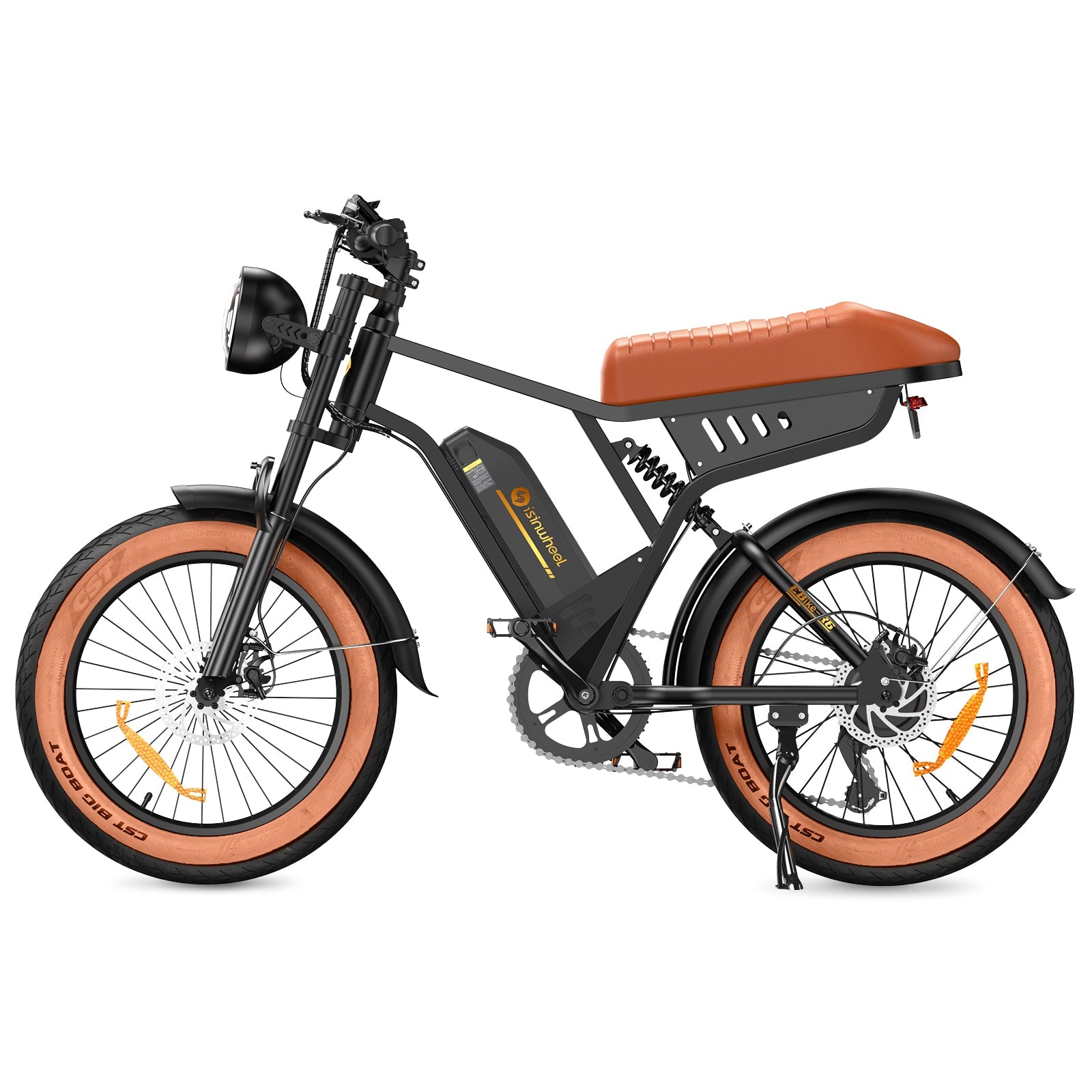 isinwheel R6 Retro Electric Bike - ECOGO