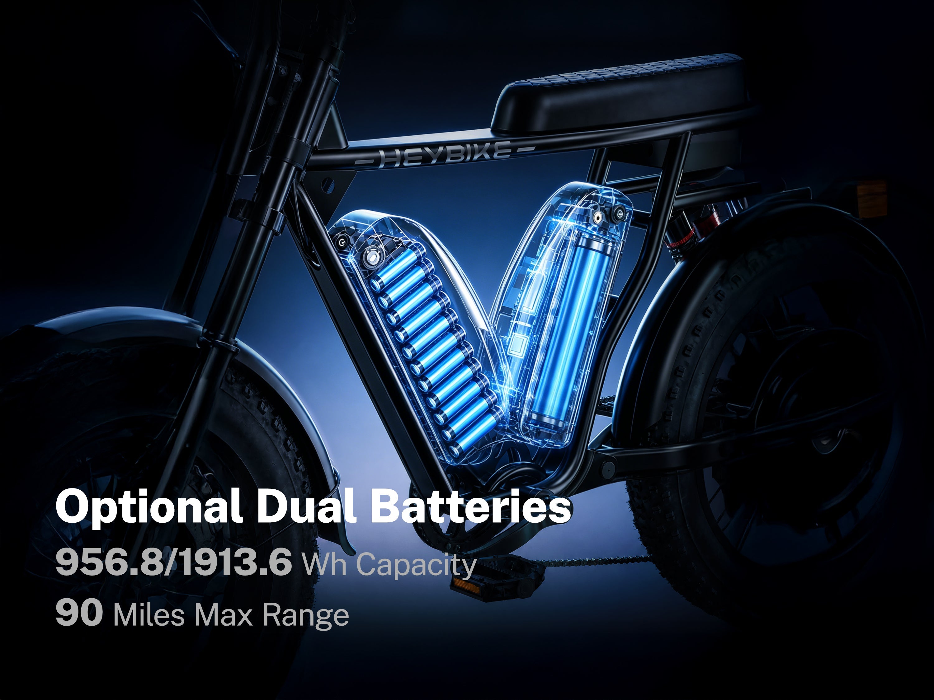 Heybike Saturn - Dual battery - ECOGO