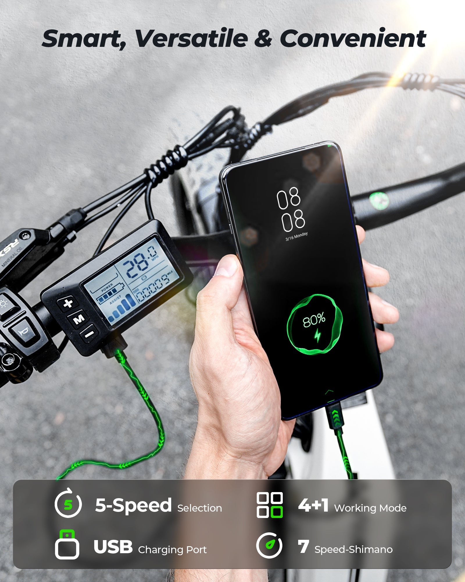isinwheel U8 Ultra Electric Bike - ECOGO