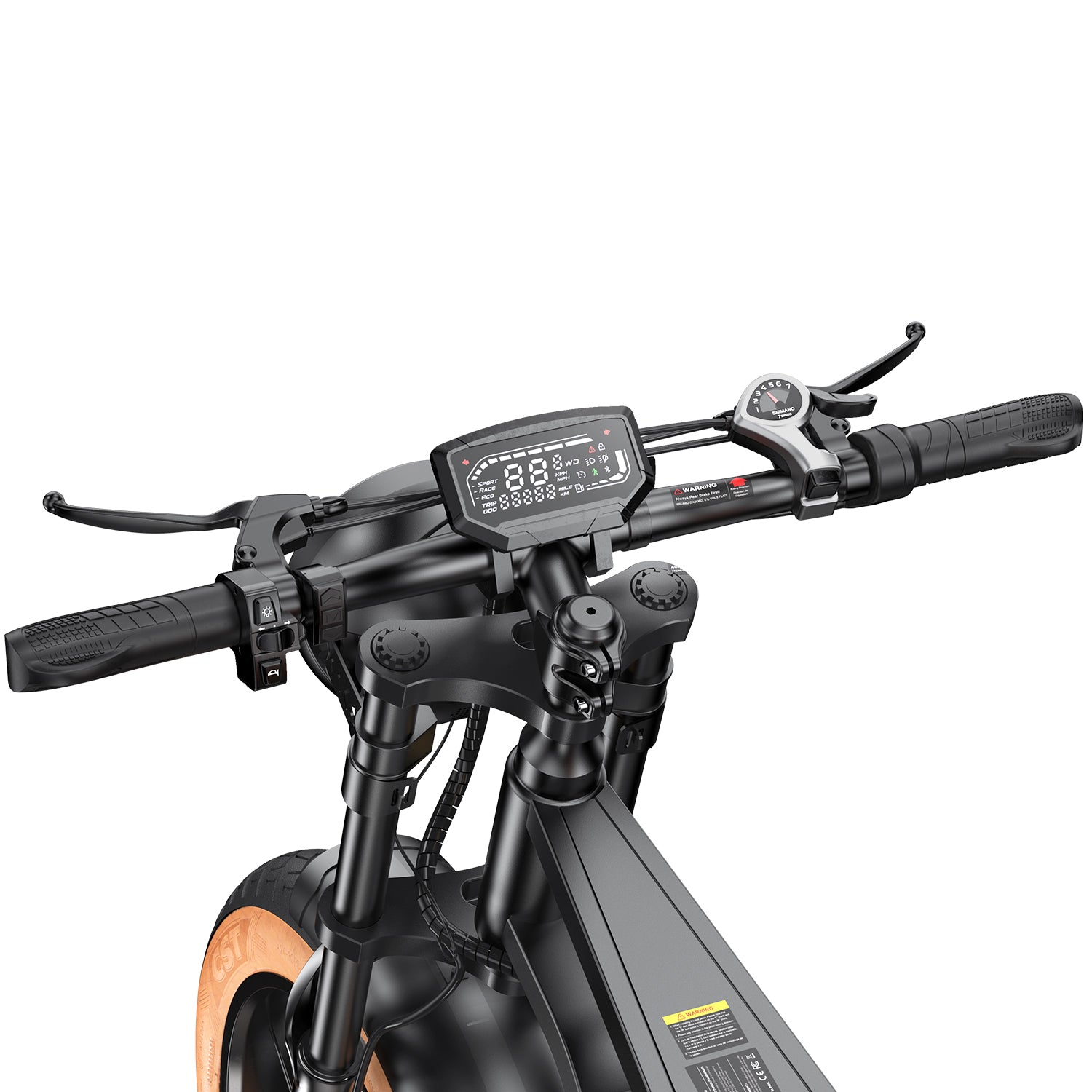 isinwheel R6 Retro Electric Bike - ECOGO