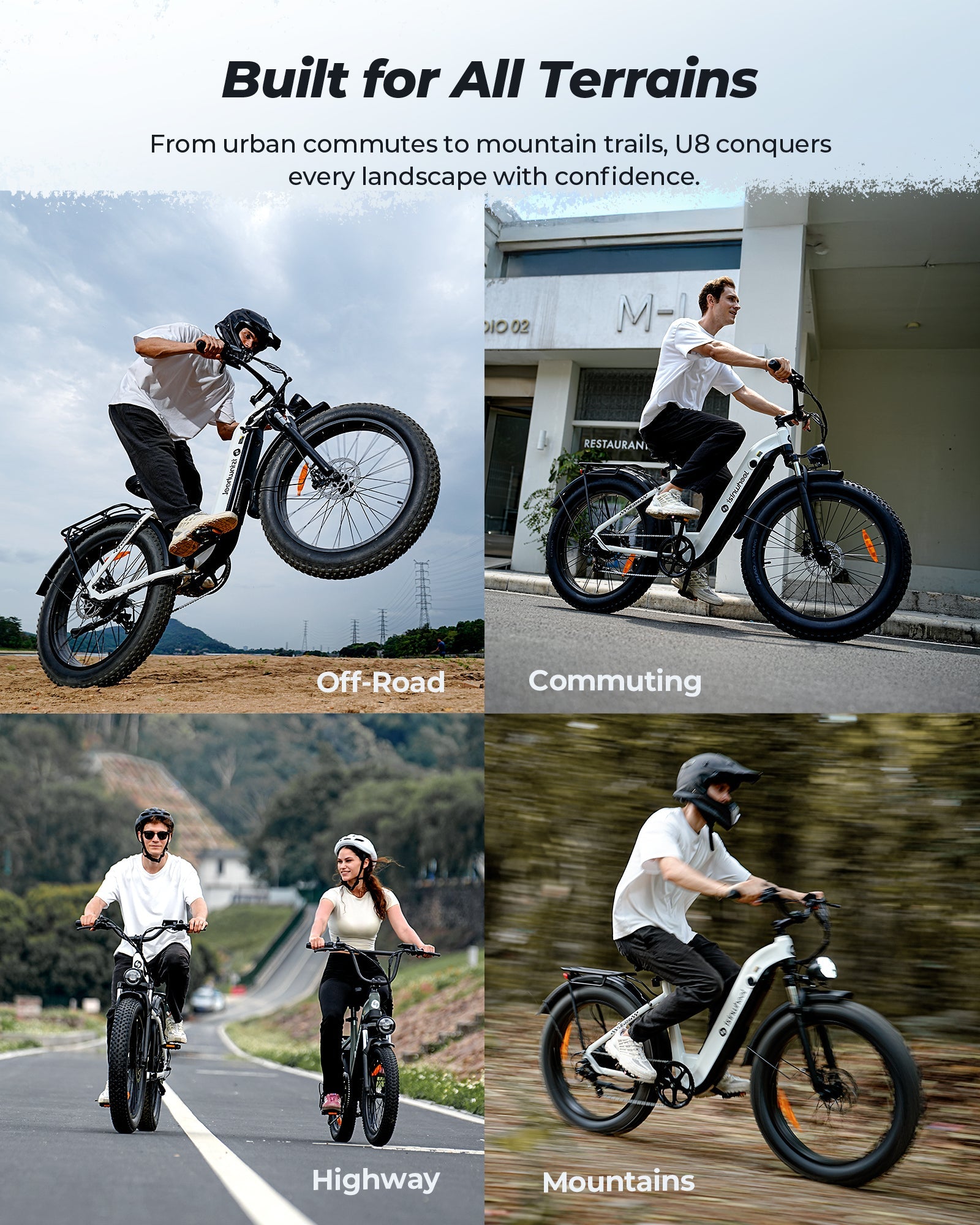 isinwheel U8 Ultra Electric Bike - ECOGO