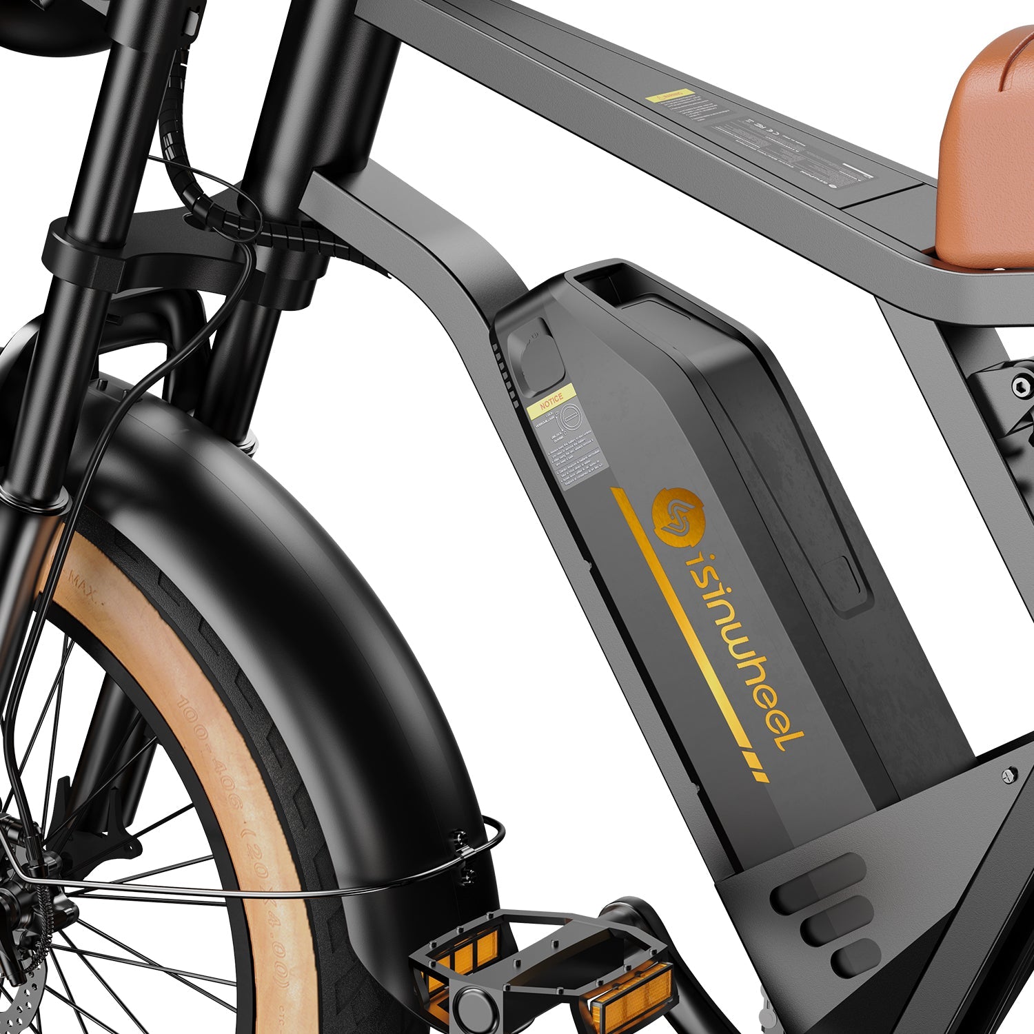 isinwheel R6 Retro Electric Bike - ECOGO