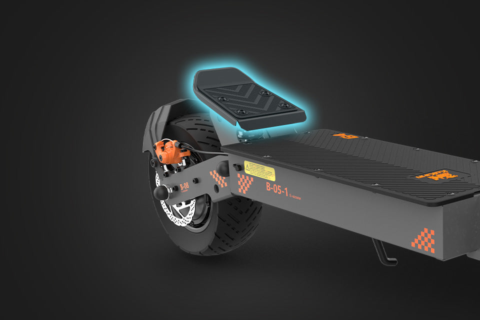 Innovative Rear Pedal Design