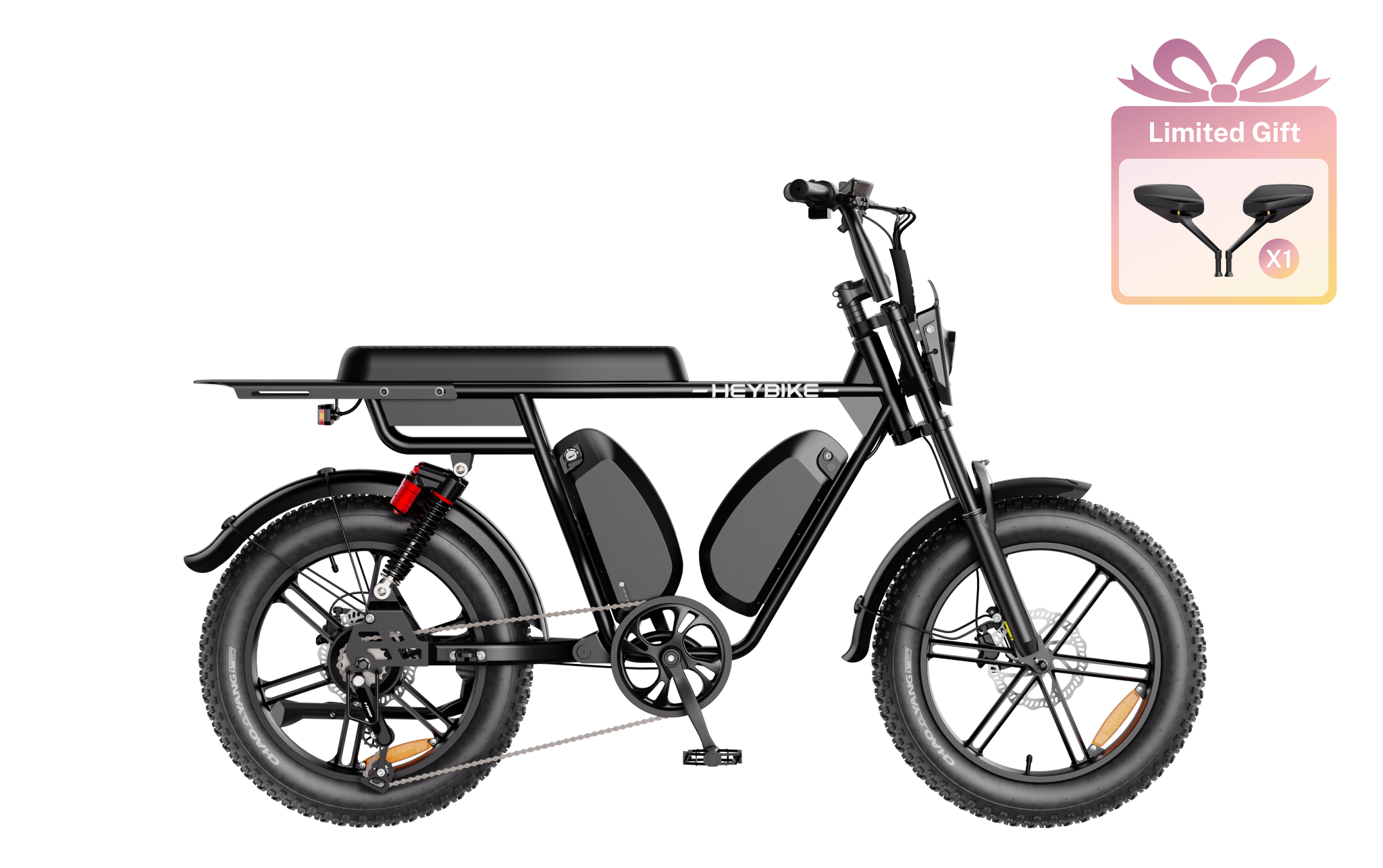 Heybike Saturn - Dual battery