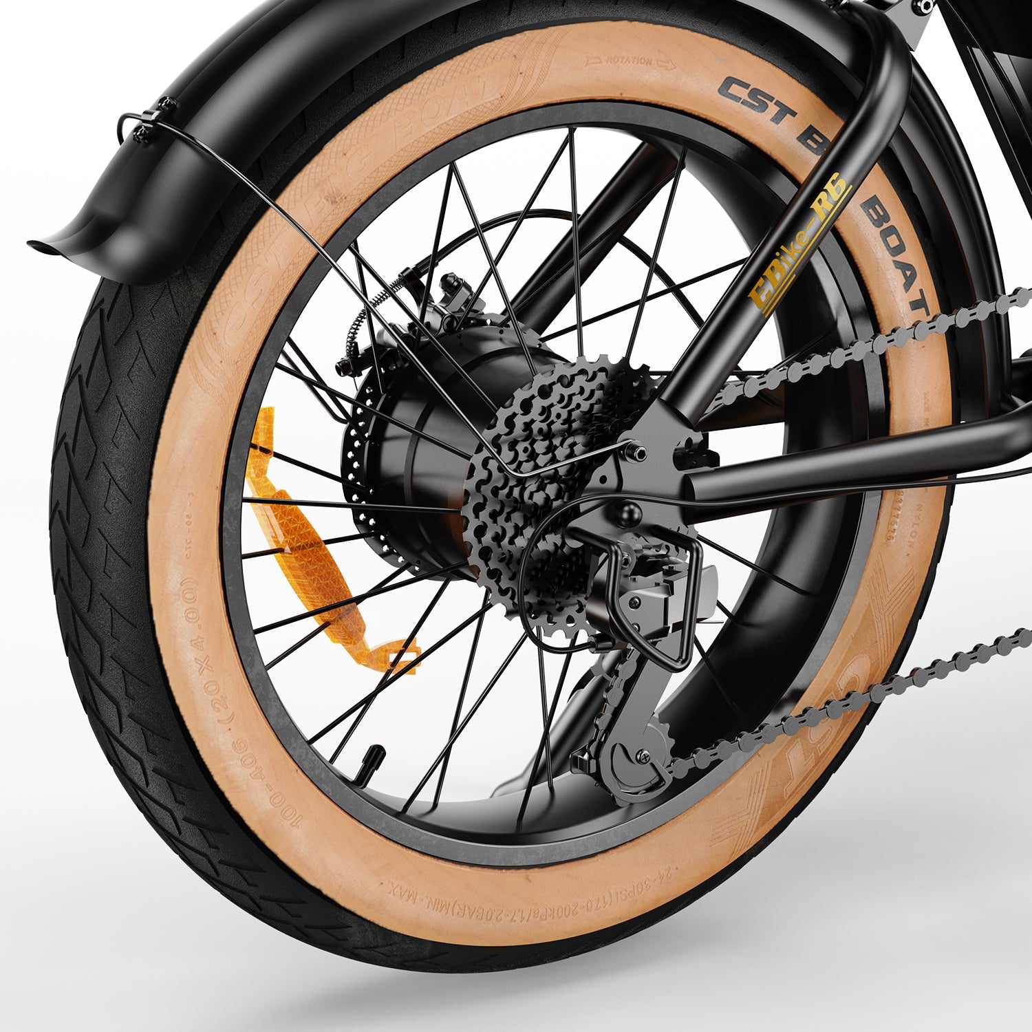 isinwheel R6 Retro Electric Bike - ECOGO